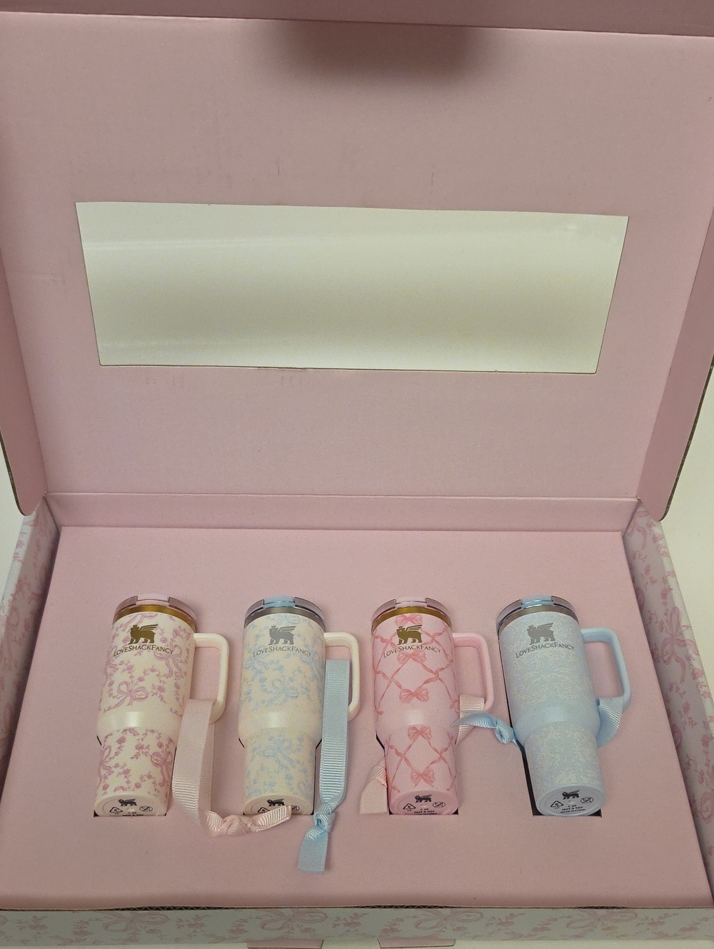 Stanley 1913 x LoveShackFancy Holiday Quencher ProTour Ornament Set